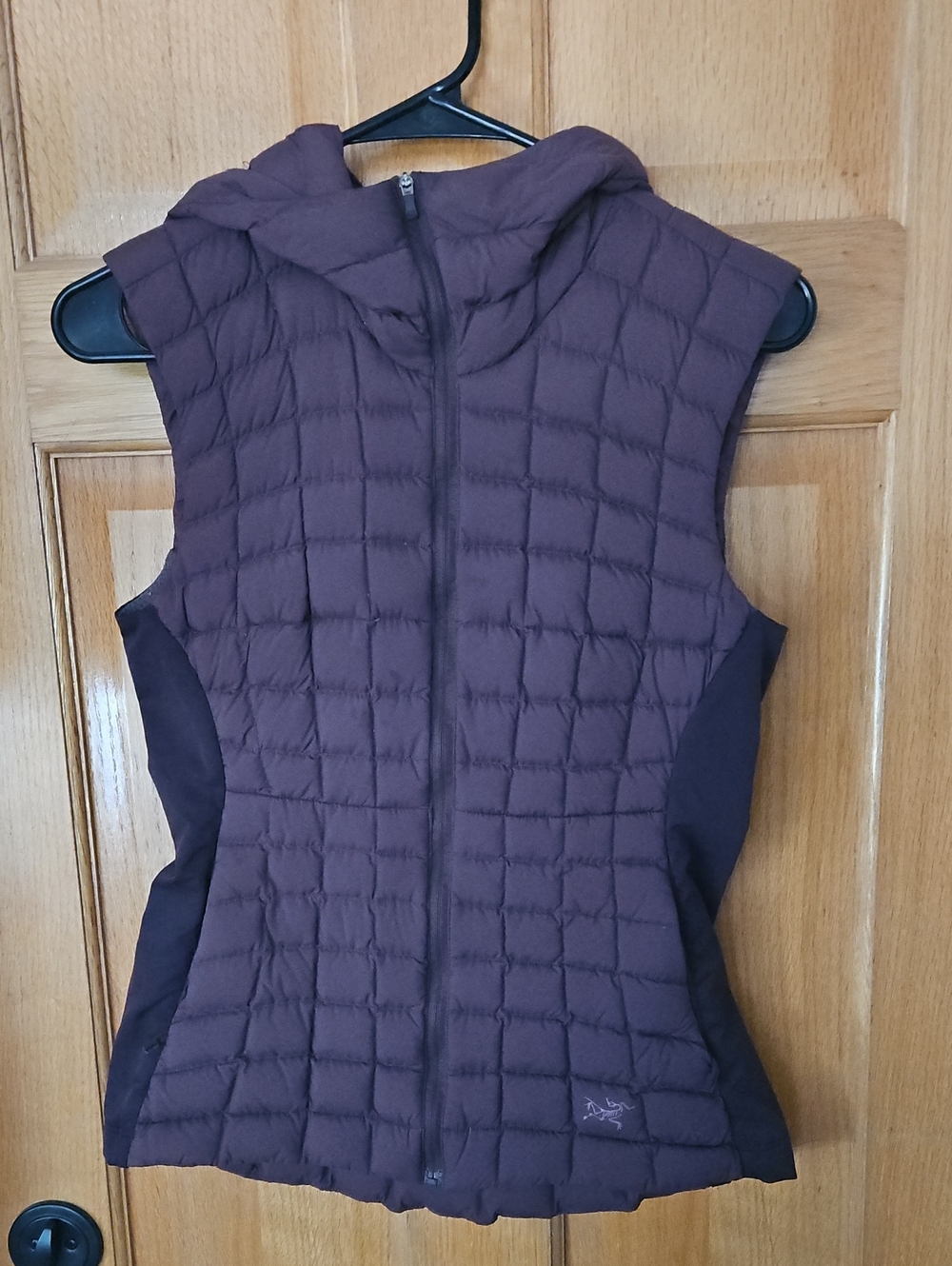 Arc'teryx Quilted Hooded Women's Vest in Plum